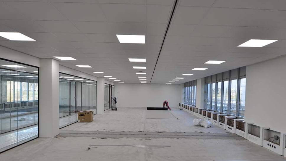 Verlichtingsinstallatie TU Delft